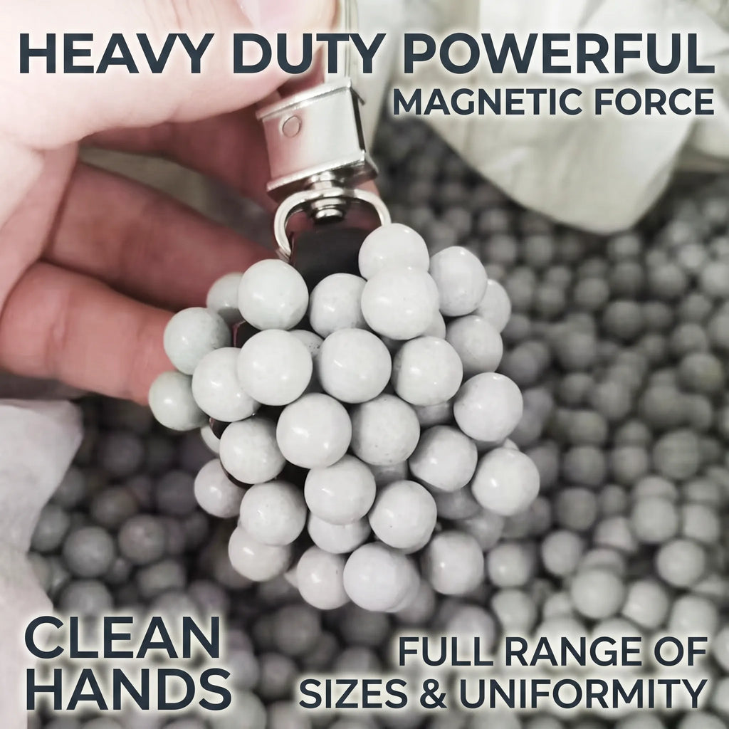 Magnetic Heavy‑Weight Slingshot Clay Balls