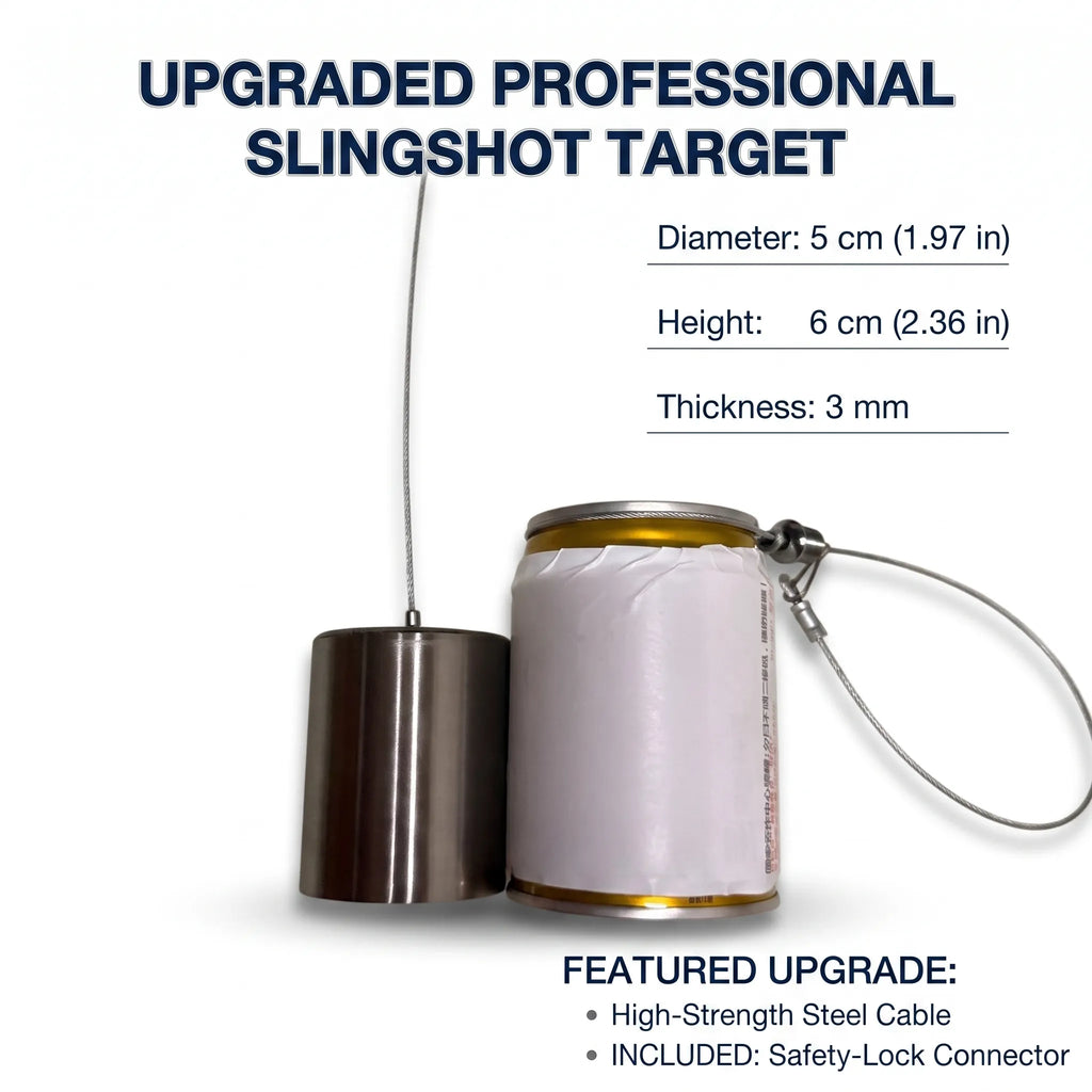Stainless Steel Hanging Swing Slingshot Target