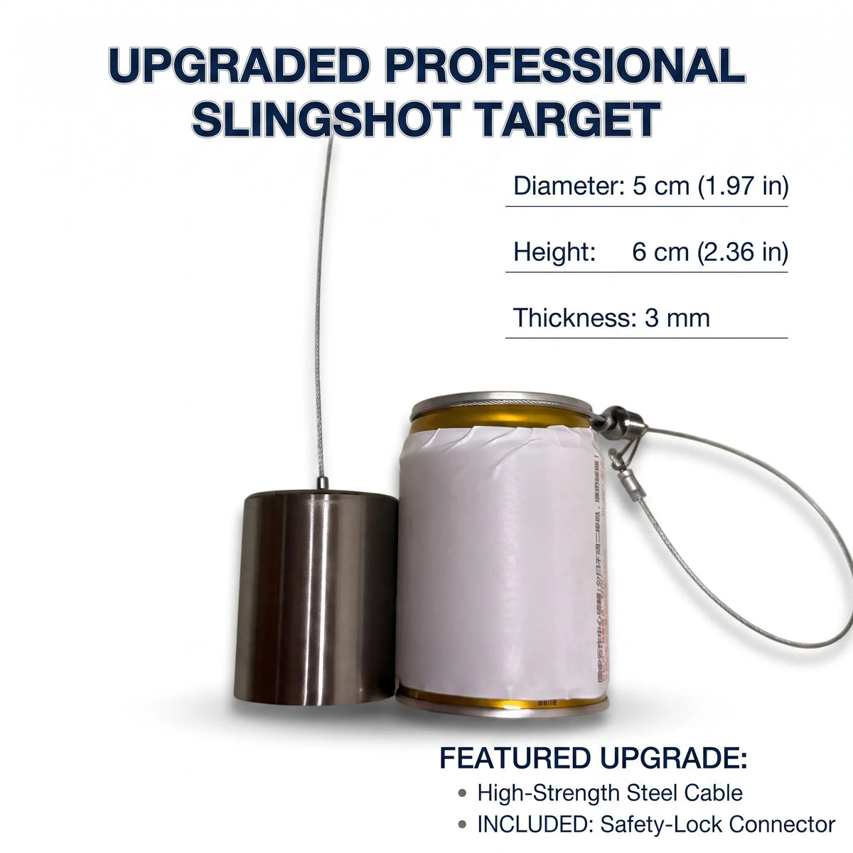 Stainless Steel Hanging Swing Slingshot Target