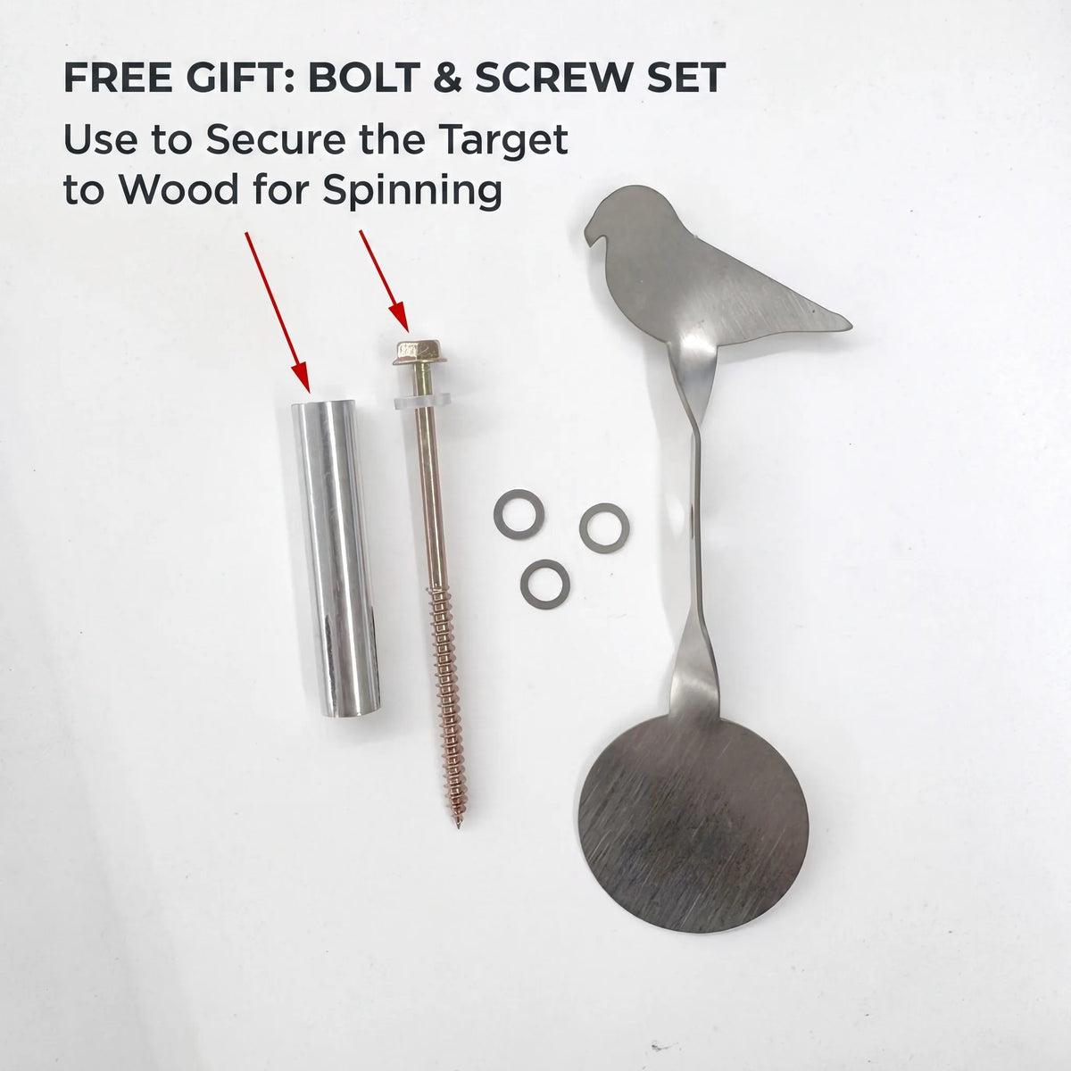 Foldable Stainless Steel Spinning Target