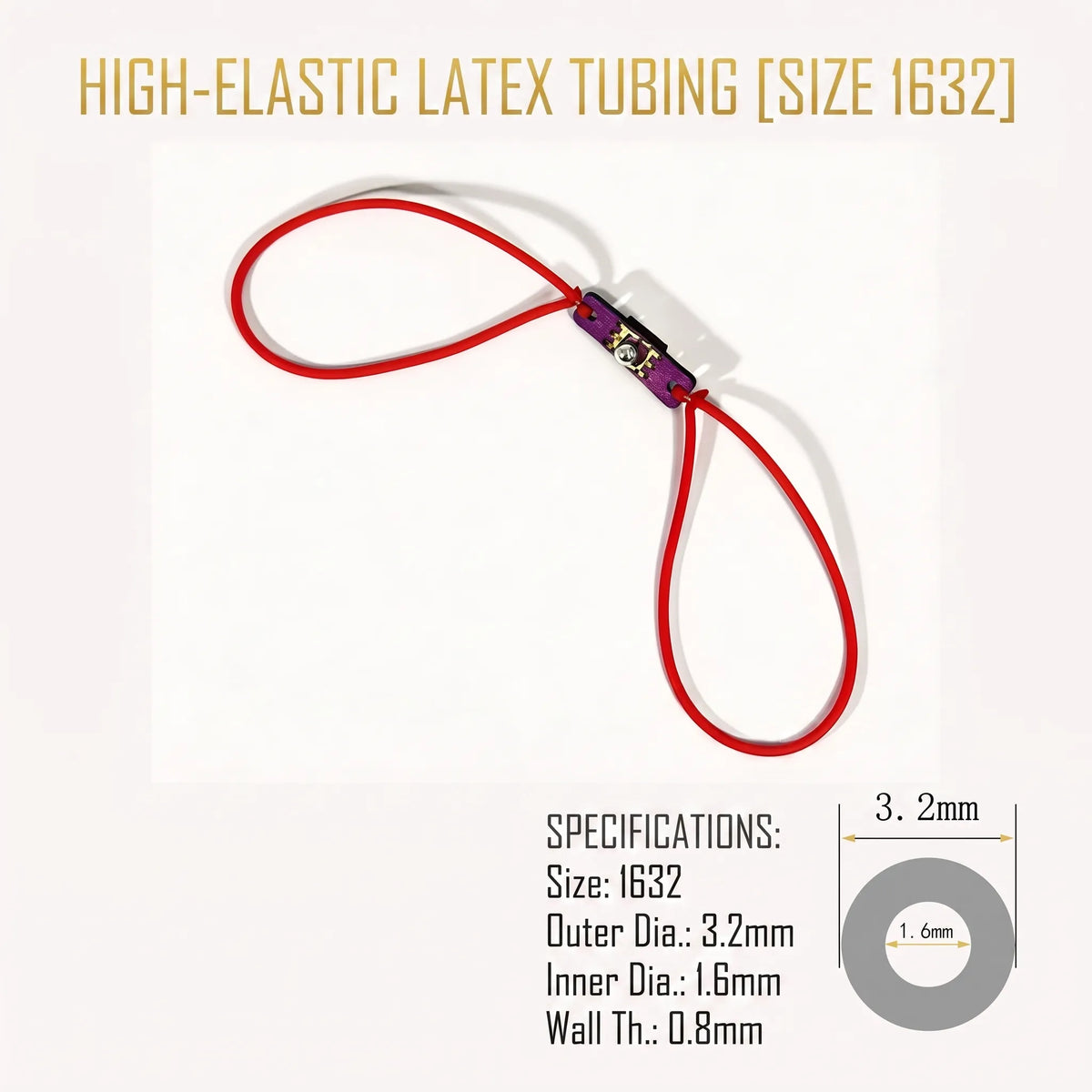 1632 Magnetic Latex Replacement Bands | Fits MS03 Slingshot