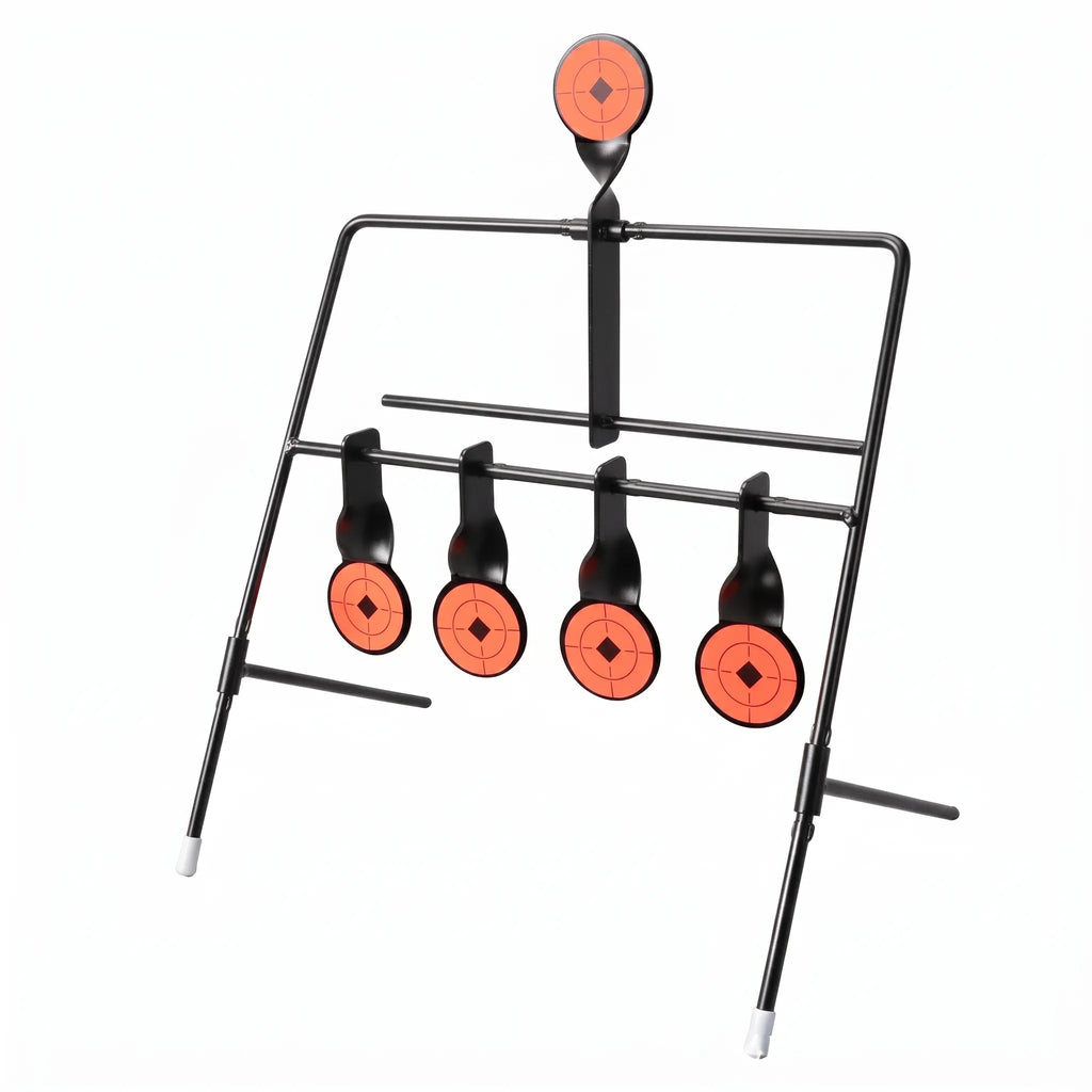 5‑Target Auto‑Reset Spinning Metal Target