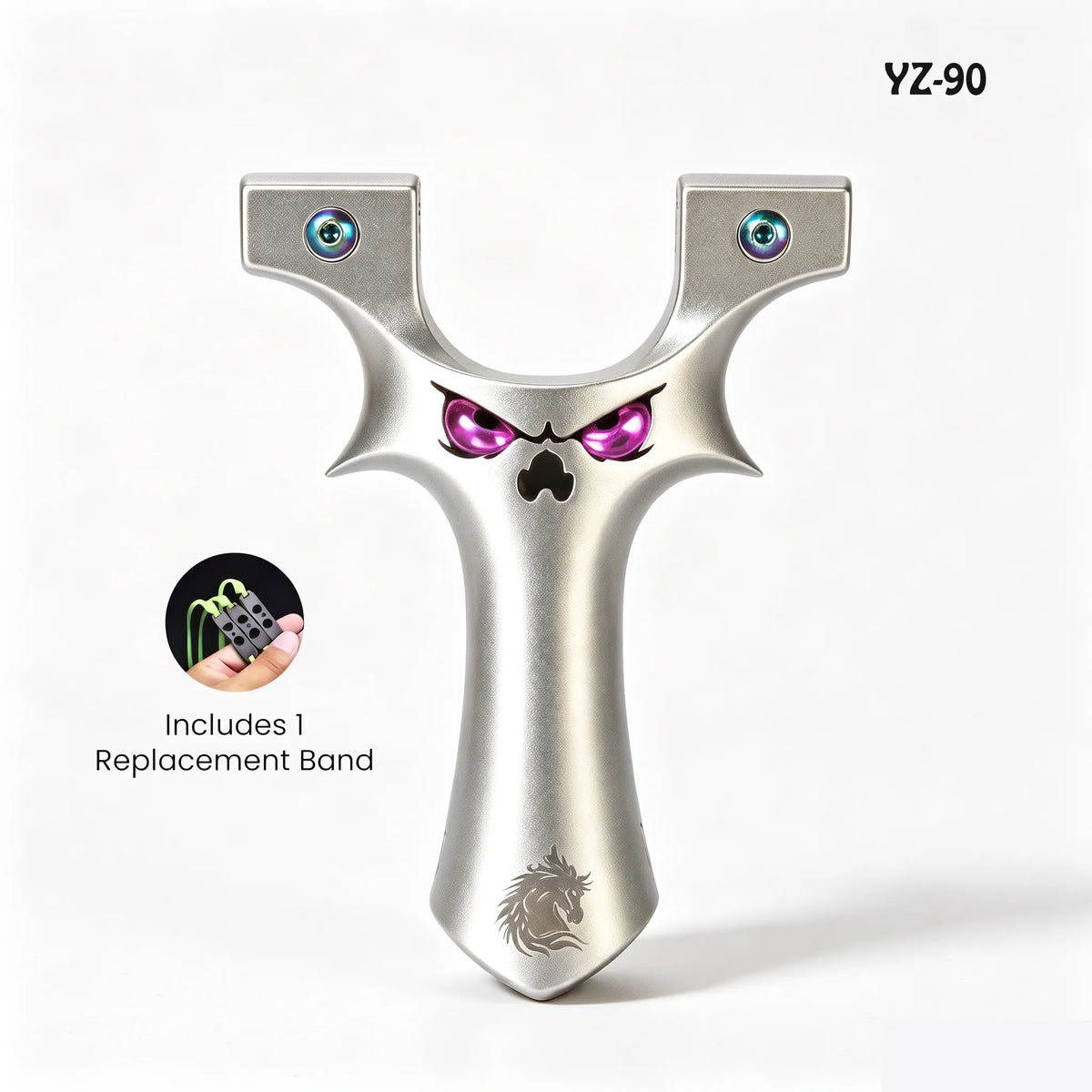 YZ-90 CNC 630 High Hardness Stainless Steel Slingshot