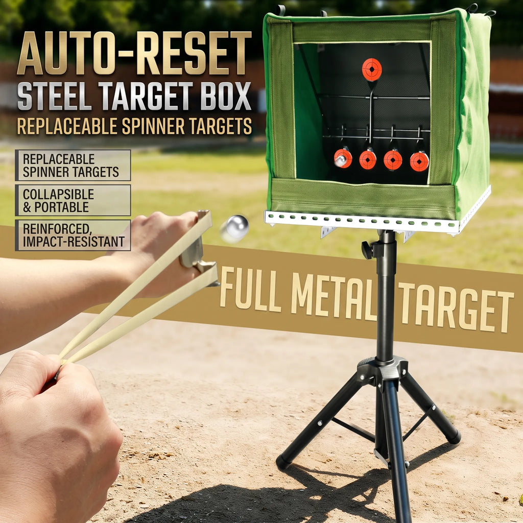 Auto‑Reset Spinner Target Box 40cm