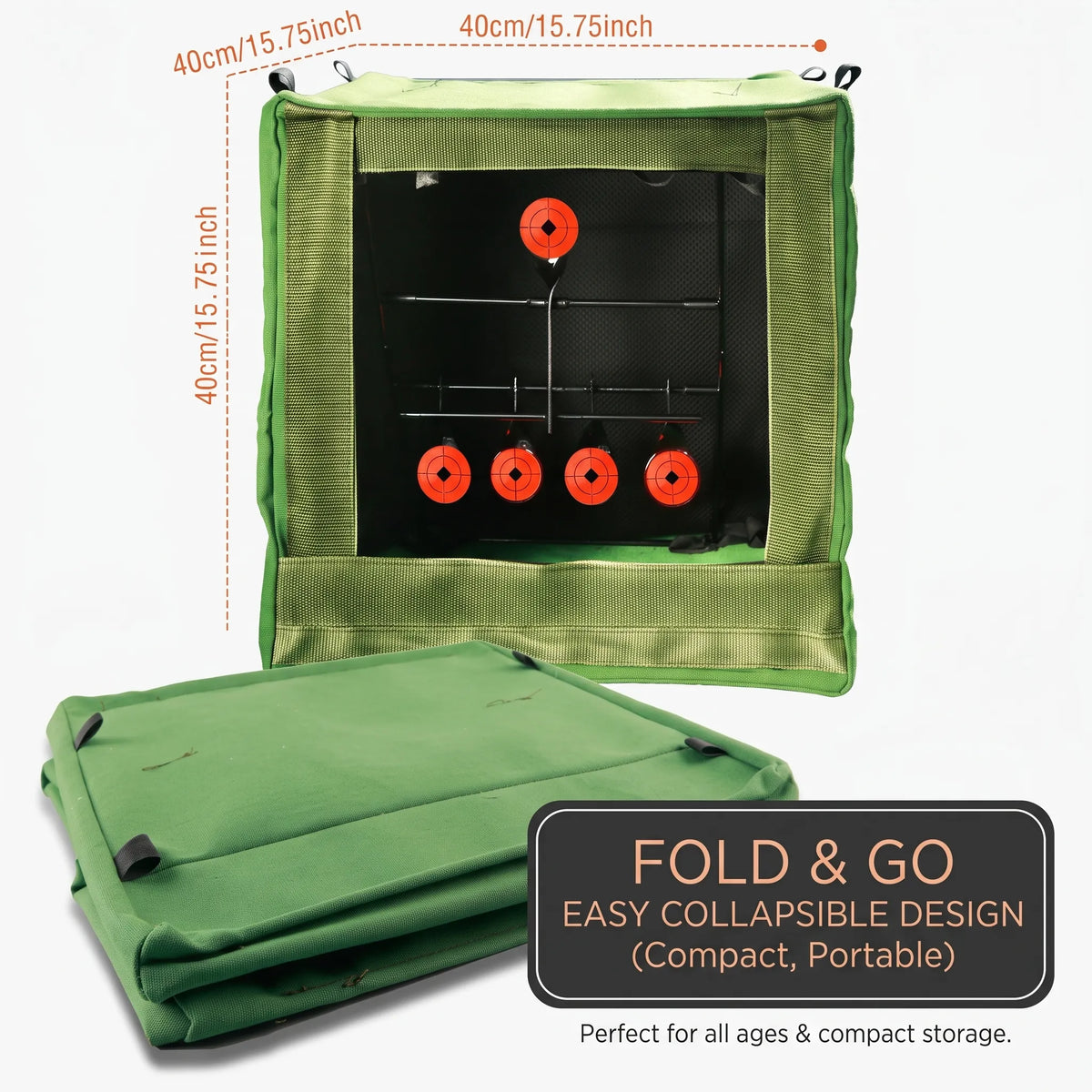 Auto‑Reset Spinner Target Box 40cm