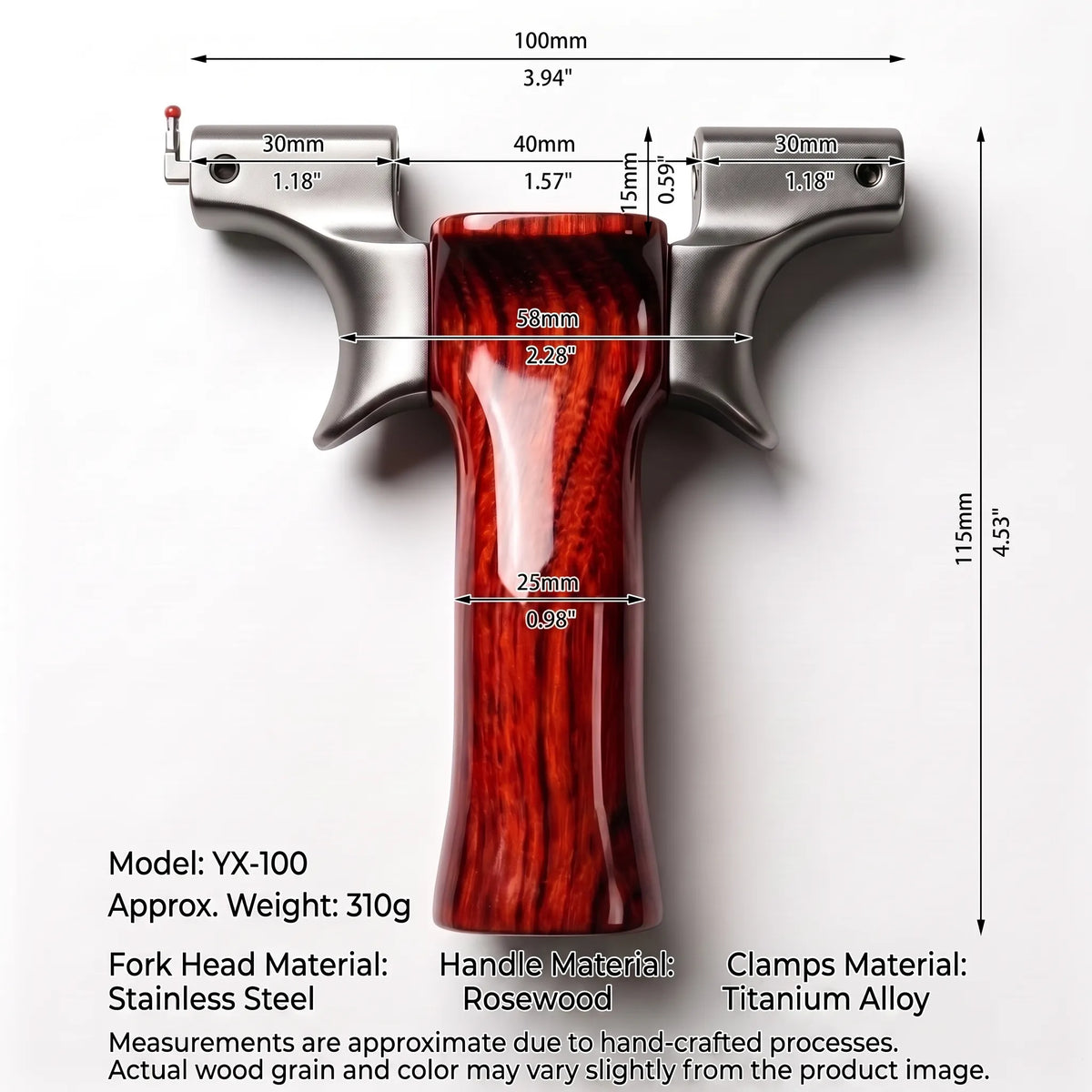 YX-90/100 CNC Stainless Steel Slingshot