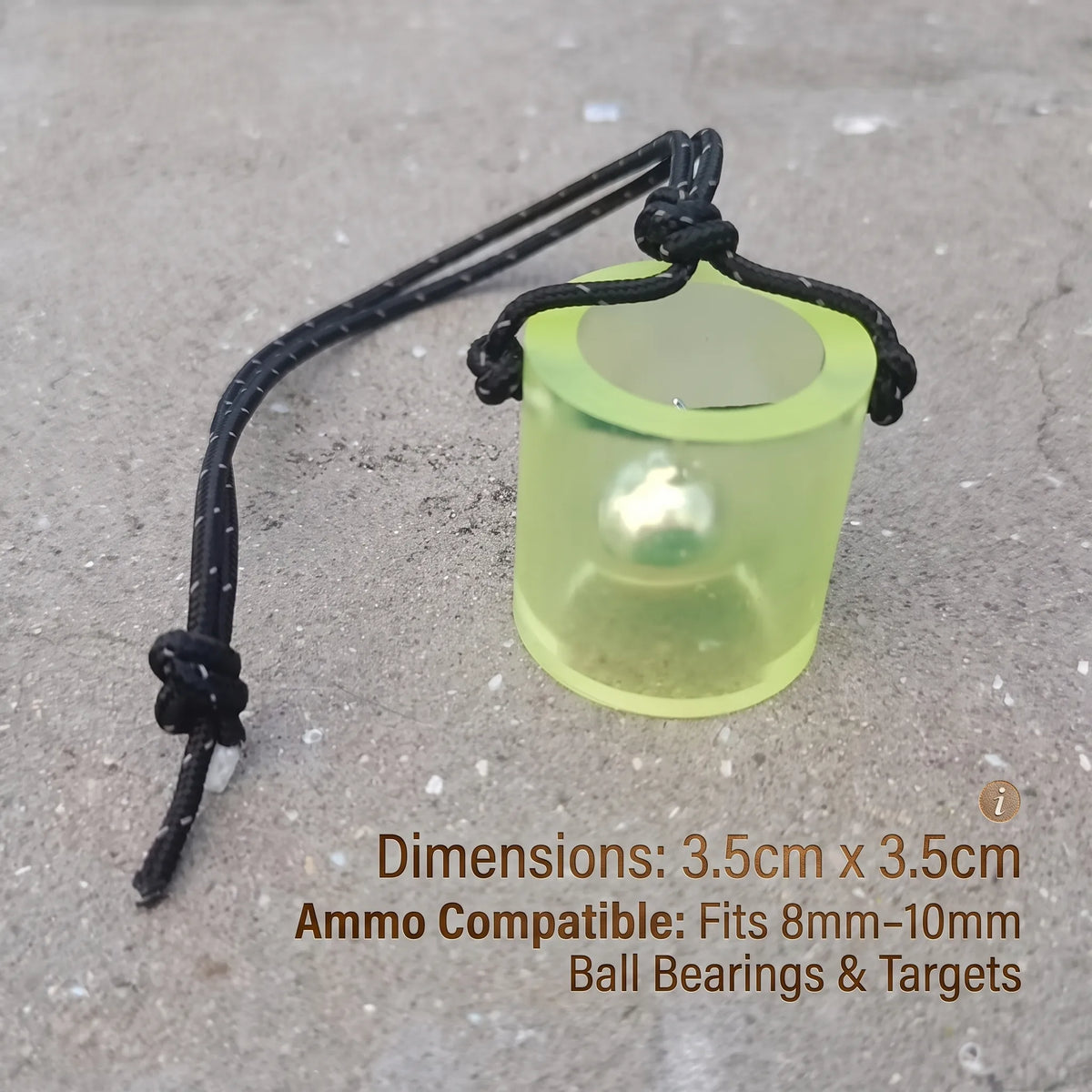 Polyurethane Hanging Bell Target with Sound Feedback