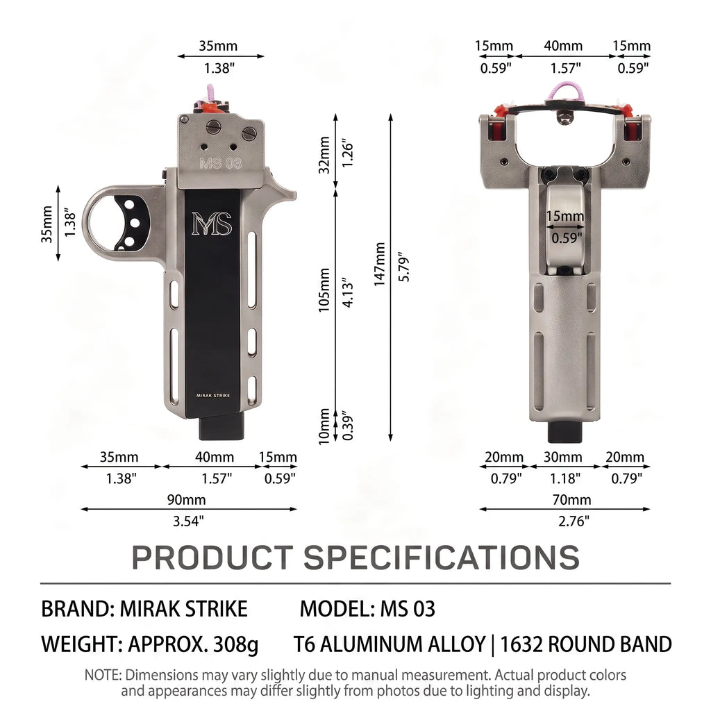 MS03 Auto-loading Slingshot | CNC Aluminum