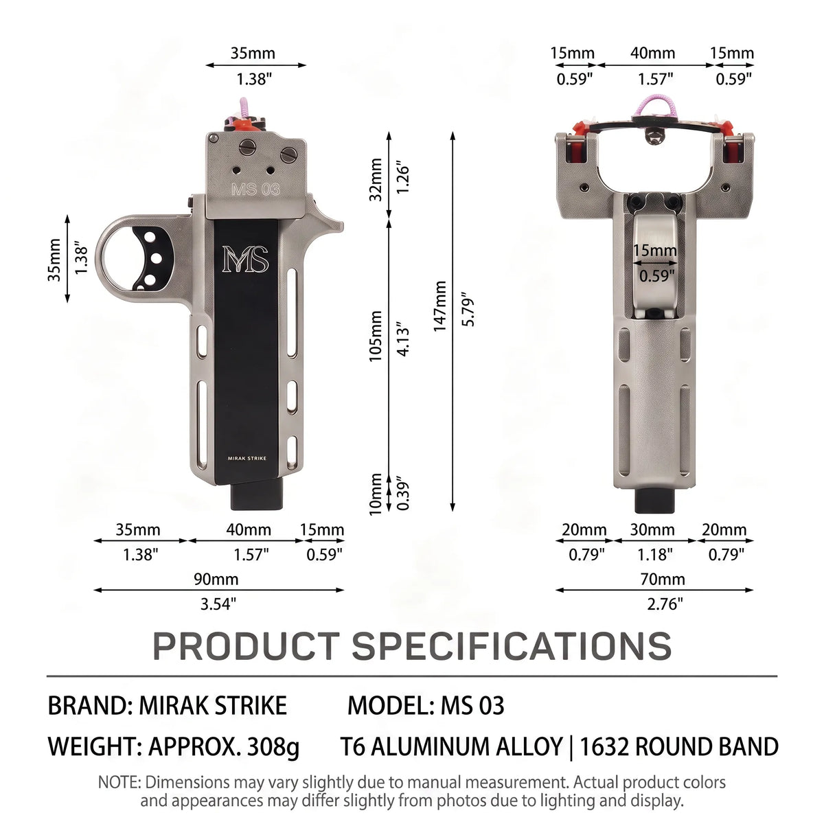 MS03 Auto-loading Slingshot | CNC Aluminum