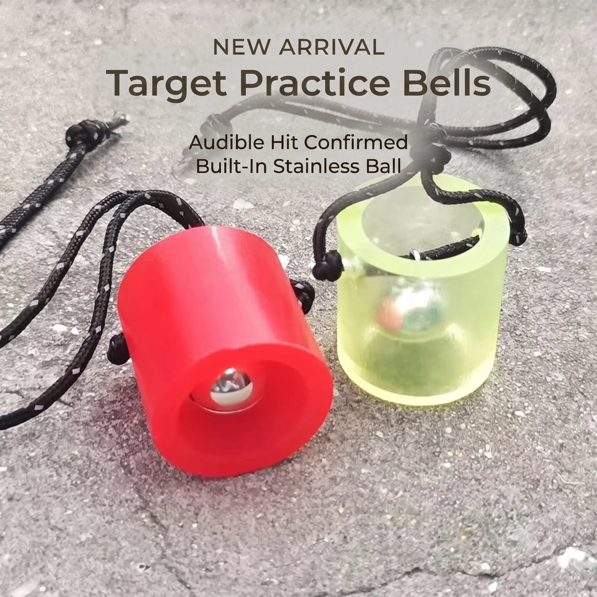 Polyurethane Hanging Bell Target with Sound Feedback