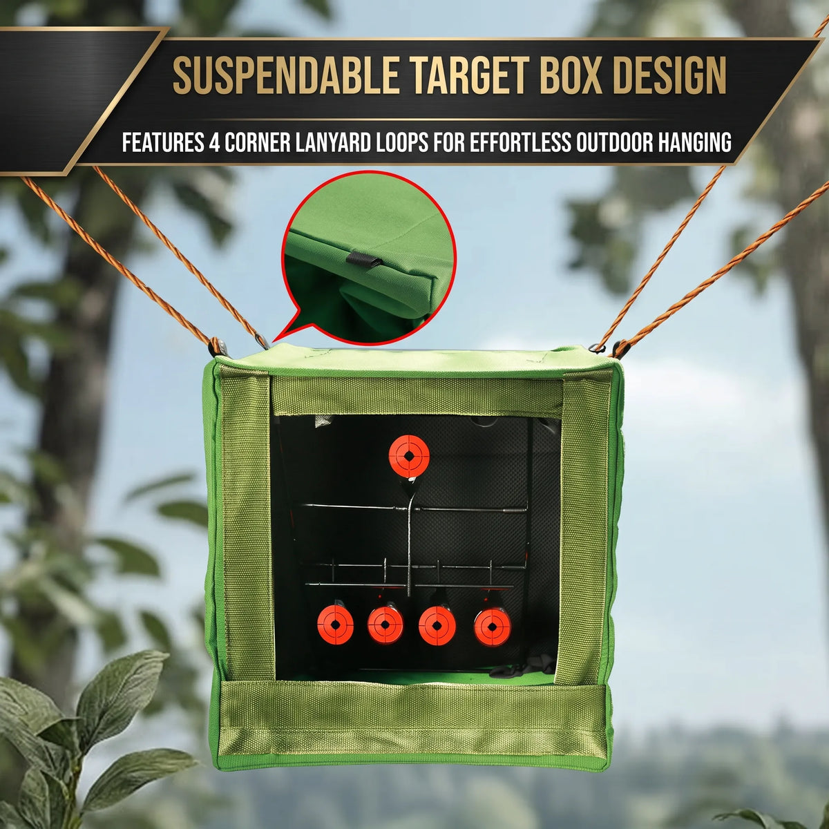 Auto‑Reset Spinner Target Box 40cm