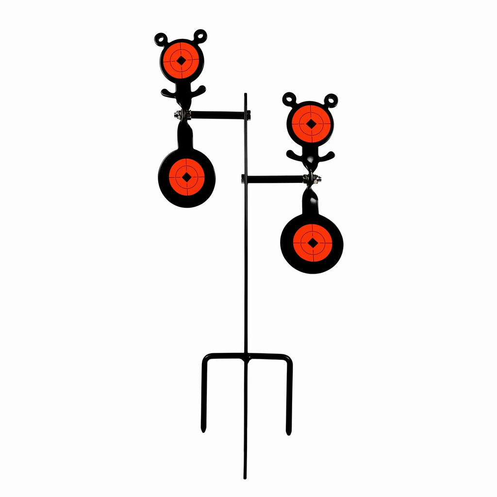 360° Rotating 4‑Target Steel Spinner Target