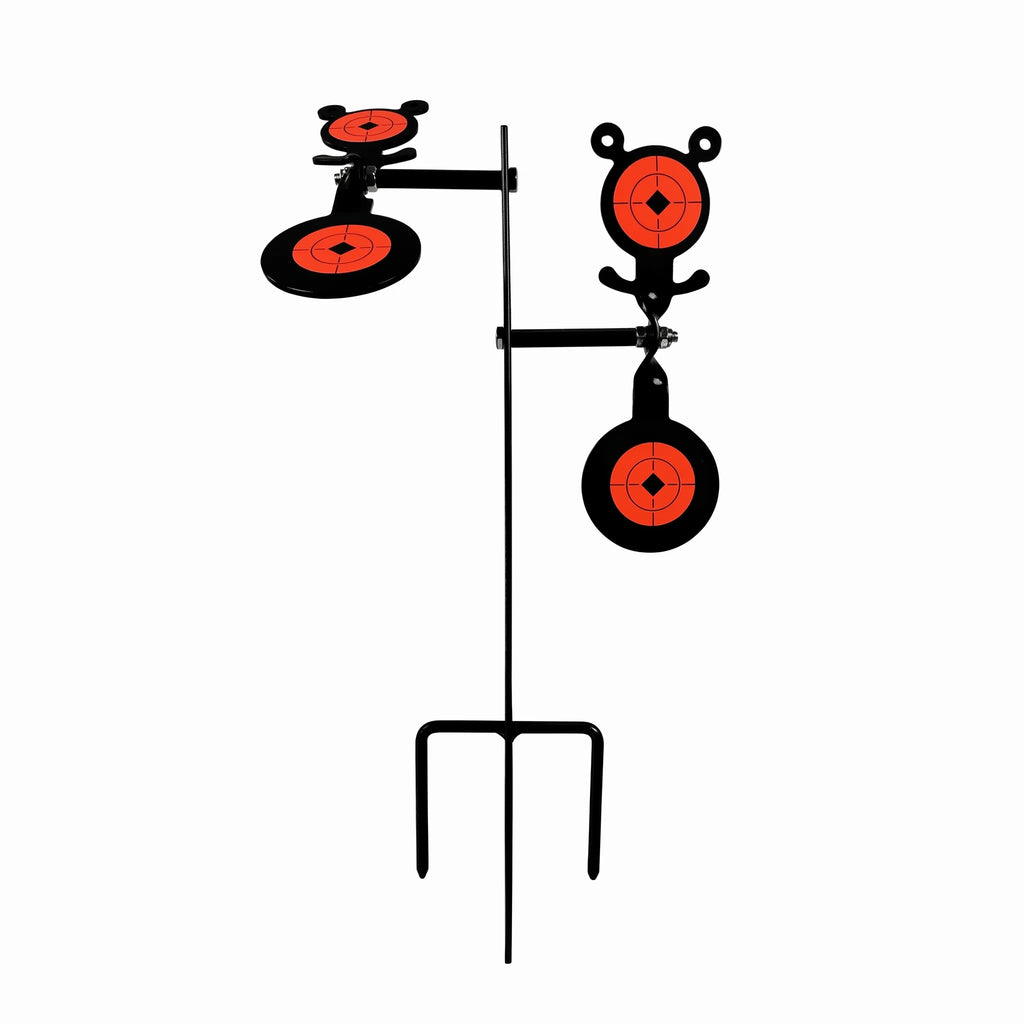 360° Rotating 4‑Target Steel Spinner Target